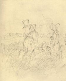 Sonntagsspaziergang mid-late 19th century, (c1924). Creator: Carl Spitzweg