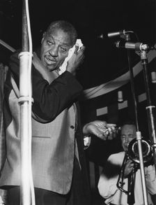 Sonny Boy Williamson, Chris Barber's Blues Band, Marquee, London, 1960s? Creator: Brian Foskett