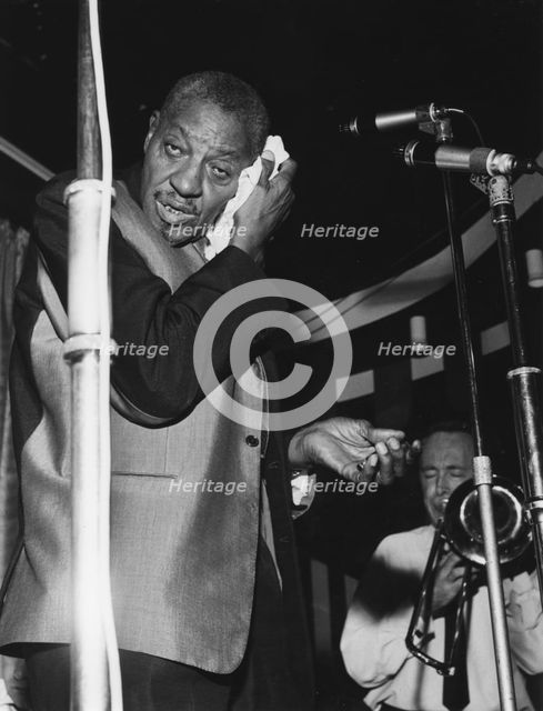 Sonny Boy Williamson, Chris Barber's Blues Band, Marquee, London, 1960s? Creator: Brian Foskett.