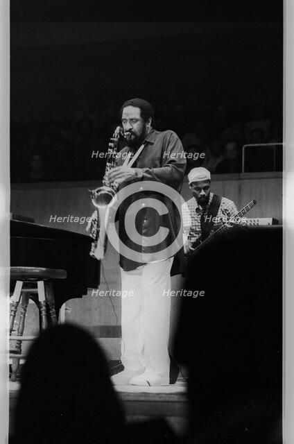 Sonny Rollins,  Fairfield Halls  Croydon, 1986.    Artist: Brian O'Connor.