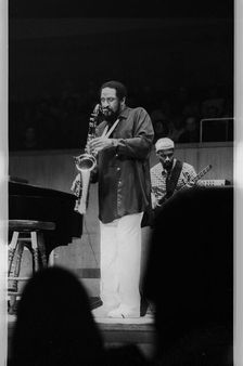 Sonny Rollins, Fairfield Halls Croydon, 1986. Artist: Brian O'Connor