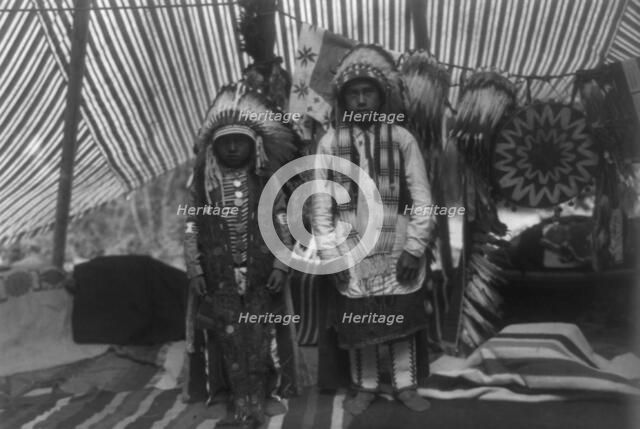 Sons of Yakima chief, 1910, c1910. Creator: Edward Sheriff Curtis.