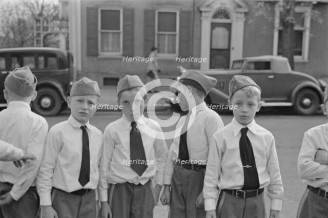 Sons of American Legion, Bethlehem, Pennsylvania, 1935. Creator: Walker Evans.