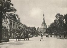 Soolay Pagoda Road, Rangoon 1900. Creator: Unknown