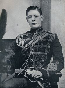 Soon he was a dashing subaltern in the 4th Hussars 1895, (1945)