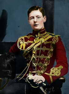 Soon he was a dashing subaltern in the 4th Hussars 1895, (1945)