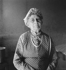 Soper grandmother, who lives with family, FSA borrower, Willow Creek area, Oregon, 1939. Creator: Dorothea Lange
