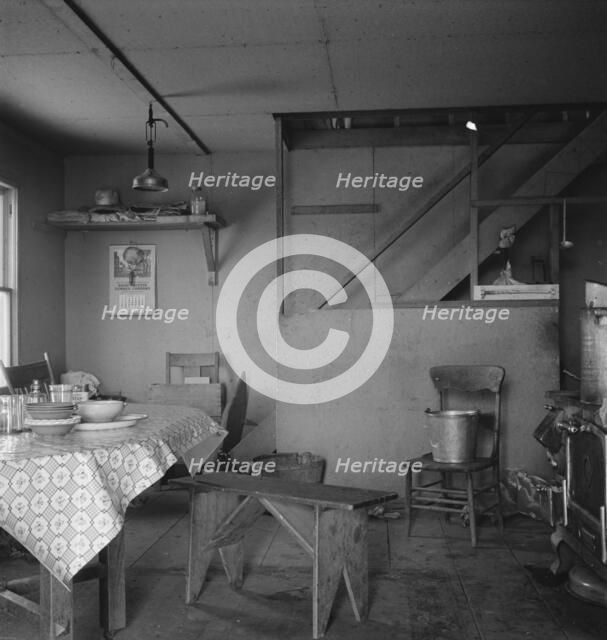 Soper kitchen, unfinished, Willow Creek area, Mulheur County, Oregon, 1939. Creator: Dorothea Lange.
