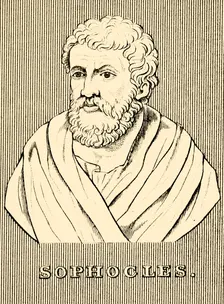 Sophocles (c497-405 BC), 1830. Creator: Unknown