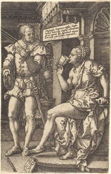 Sophonisba, 1553. Creator: Heinrich Aldegrever