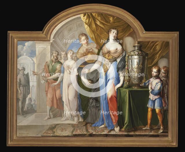 Sophonisbe Drinking Poison, 1653. Creator: Isaac Moillon.