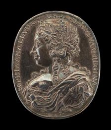 Sophia Amelia, 1628-1685, Wife of Frederick III 1643 [reverse], c. 1648. Creator: Master H.L.T.
