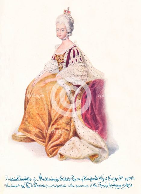 'Sophia Charlotte of Mecklenburgh Strellitz, Queen of England, Wife of George 3rd', 1911. Artist: Unknown.