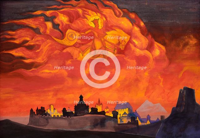 'Sophia - the Wisdom of the Almighty (Santa Protectrix)', 1932.  Artist: Nicholas Roerich
