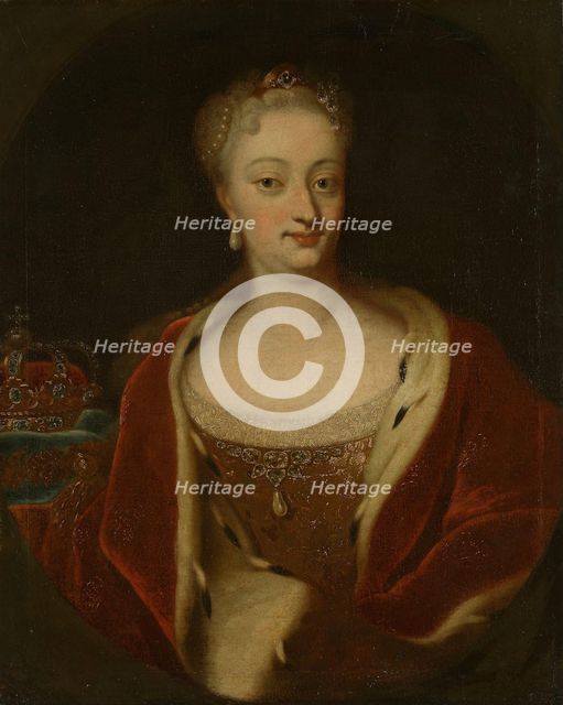 Sophie Magdalene, Queen of Denmark-Norway, probably 1730s. Creator: Johann Salomon Wahl.