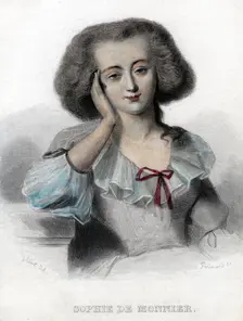 Sophie de Monnier 19th century.Artist: Ferdinand