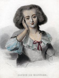 Sophie de Monnier 19th century.Artist: Ferdinand