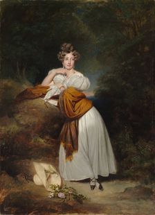 Sophie Guillemette, Grand Duchess of Baden (1801-1865), 1831. Creator: Franz Xaver Winterhalter (German, 1805-1873)