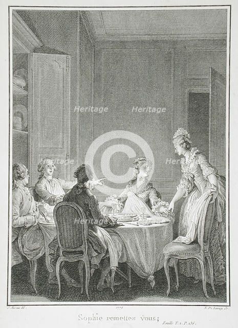 Sophie remettez-vous, 1779. Creator: Nicolas de Launay.