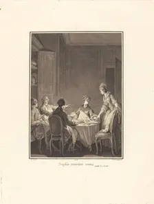 Sophie remettez-vous, 1779. Creator: Nicolas Delaunay