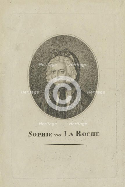 Sophie von La Roche, née Gutermann von Gutershofen (1730-1807) , c. 1800. Creator: Anonymous.