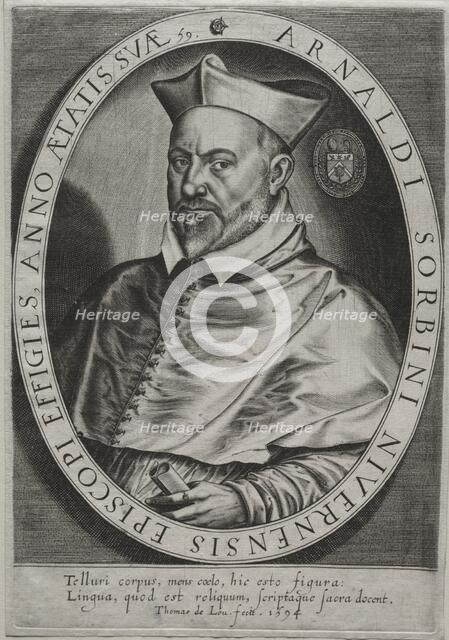 Sorbin de Ste Foy, 1594. Creator: Thomas de Leu (French).