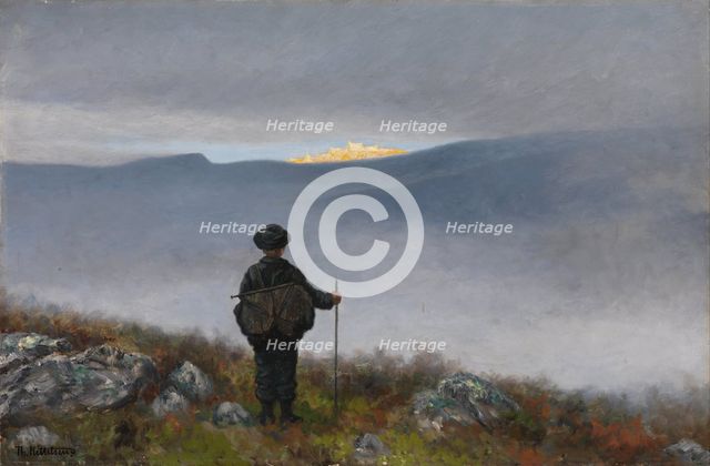 Soria Moria Castle. Artist: Kittelsen, Theodor (1857-1914)