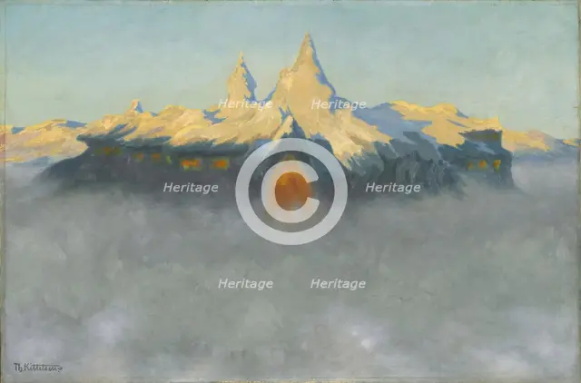 Soria Moria Palace; For Soria Moria Palace, series consisting of twelve paintings..., 1900. Creator: Theodor Kittelsen.