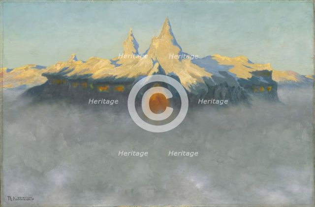 Soria Moria Palace; For Soria Moria Palace, series consisting of twelve paintings..., 1900. Creator: Theodor Kittelsen.