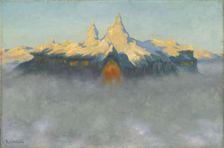 Soria Moria Palace; For Soria Moria Palace, series consisting of twelve paintings..., 1900. Creator: Theodor Kittelsen