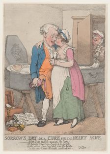 Sorrow's Dry or a Cure for the Heart Ache, 1811., 1811. Creator: Thomas Rowlandson