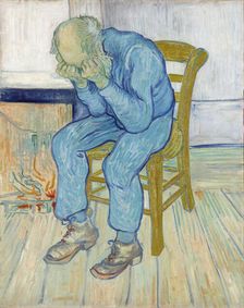 Sorrowing old man (At Eternity's Gate), 1890. Creator: Gogh, Vincent, van (1853-1890)