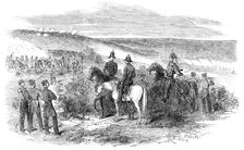 Sortie of the Russians from Sebastopol - General Sir De Lacy Evans and staff, October 26, 1854. Creator: Unknown