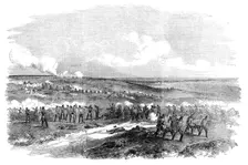 Sortie of the Russians from Sebastopol, October 26, 1854. Creator: Unknown