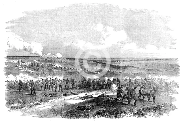 Sortie of the Russians from Sebastopol, October 26, 1854. Creator: Unknown.