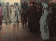 Sortie de L'Opéra, c1910. Creator: Leo Gestel