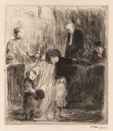 Sortie de lAudience. Creator: Jean Louis Forain (French, 1852-1931)