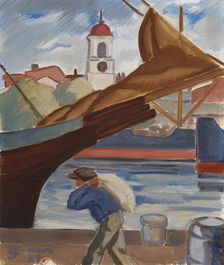 Satama, 1929. Creator: Vihtori Ylinen