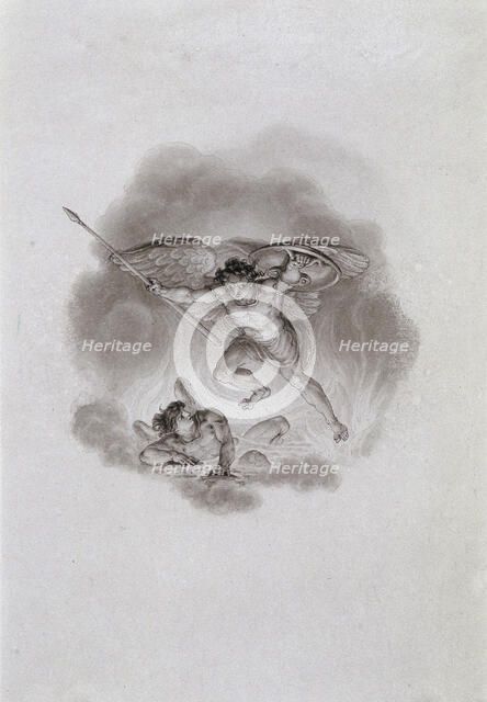 Satan and Beelzebub in Hell, c1799. Artist: Edward Francis Burney