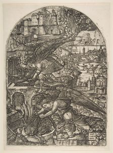 Satan bound for a Thousand Years, from the Apocalypse.n.d. Creator: Jean Duvet
