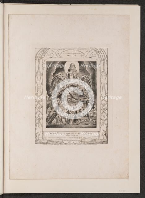 Satan Before the Throne of God, 1825. Creator: William Blake.