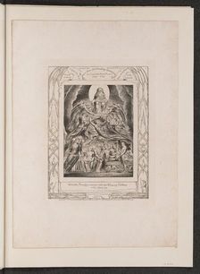 Satan Before the Throne of God, 1825. Creator: William Blake