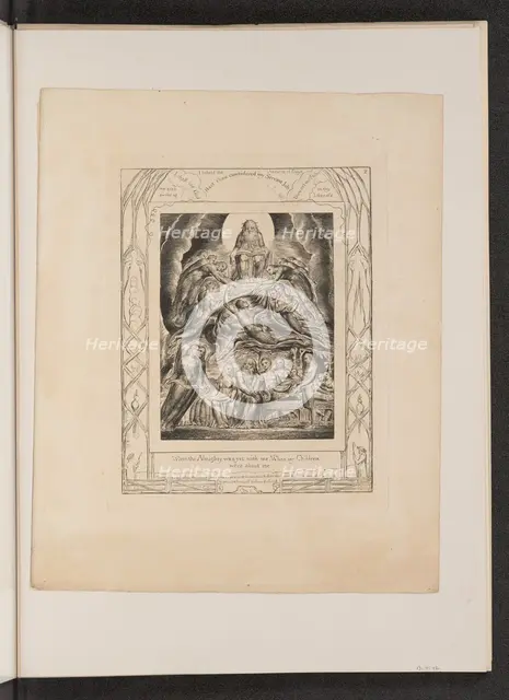 Satan Before the Throne of God, 1825. Creator: William Blake.