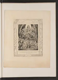 Satan Before the Throne of God, 1825. Creator: William Blake