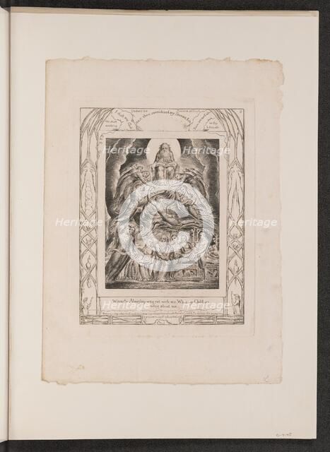 Satan Before the Throne of God, 1825. Creator: William Blake.