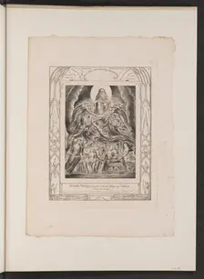Satan Before the Throne of God, 1825. Creator: William Blake