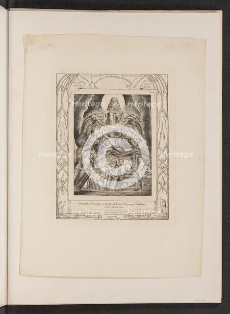 Satan Before the Throne of God, 1825. Creator: William Blake.