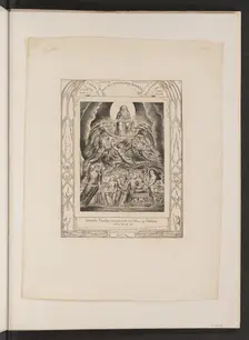 Satan Before the Throne of God, 1825. Creator: William Blake