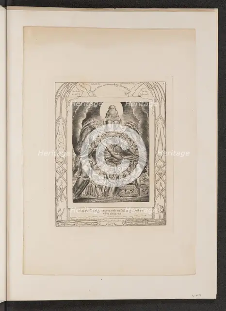Satan Before the Throne of God, 1825. Creator: William Blake.