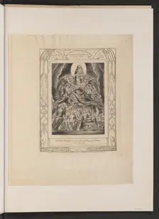 Satan Before the Throne of God, 1825. Creator: William Blake